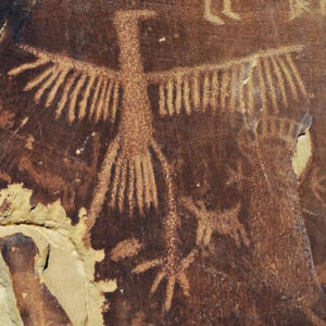Thunderbird petroglyph