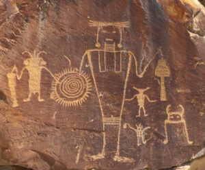 Shaman petroglyph